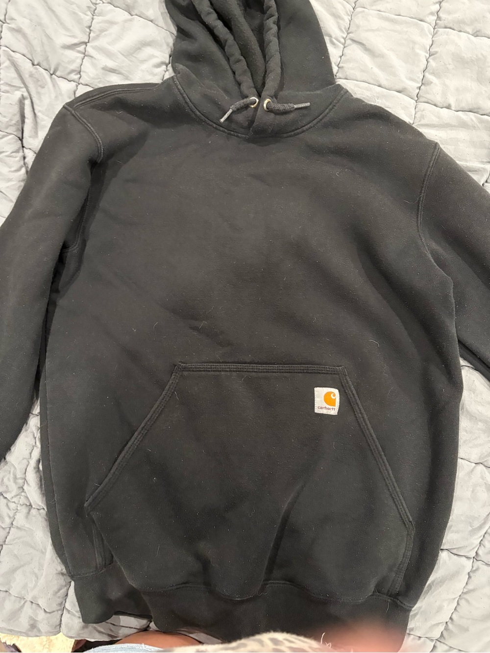 Carhartt Black Men's Hooded Pocket Sweatshirt size S worn once
